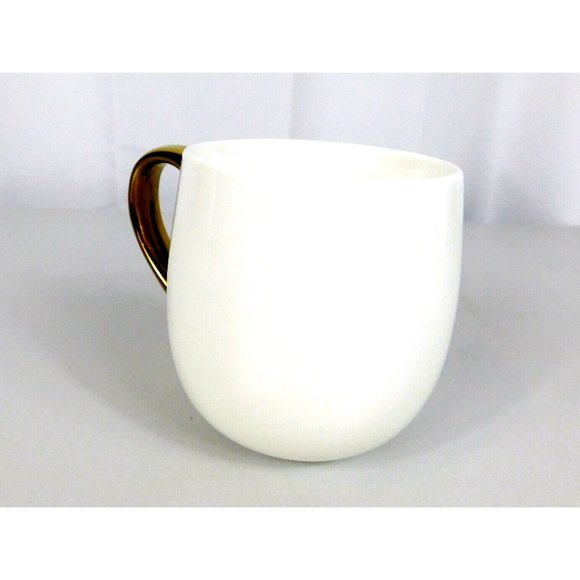 Disney Mickey Mouse Face Coffee Mug Cup White w/Gold Handle Porcelain - Picture 6 of 9